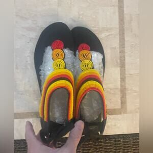 African beaded gladiator sandals.